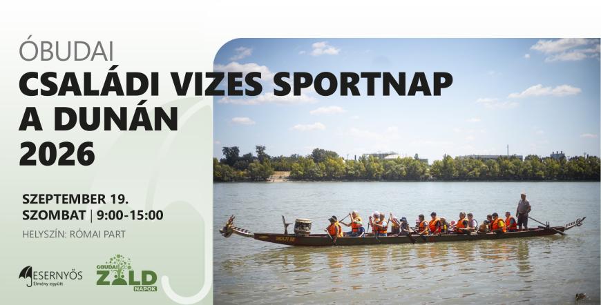 Óbudai Családi Vizes Sportnap a Dunán 2026