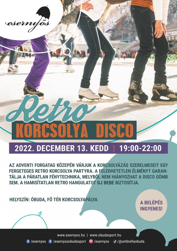Retro Korcsolya Disco a Fő téri jégpályán